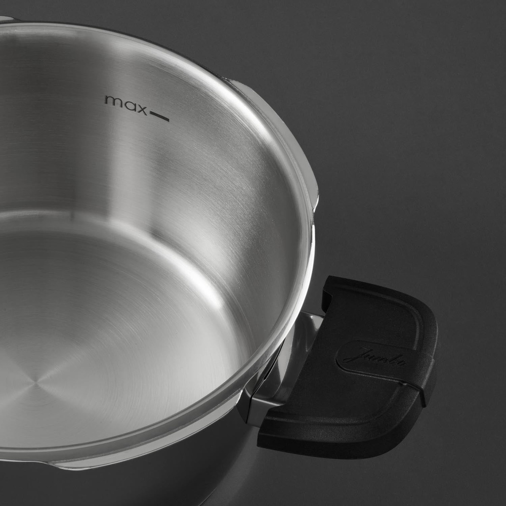Jumbo Procook 4+6 Litre Paslanmaz Çelik Düdüklü Tencere Seti görseli 21