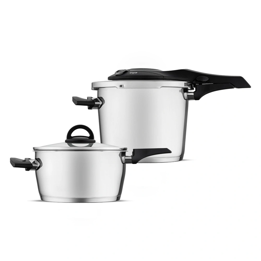 Jumbo Procook 4+6 Litre Paslanmaz Çelik Düdüklü Tencere Seti görseli 27
