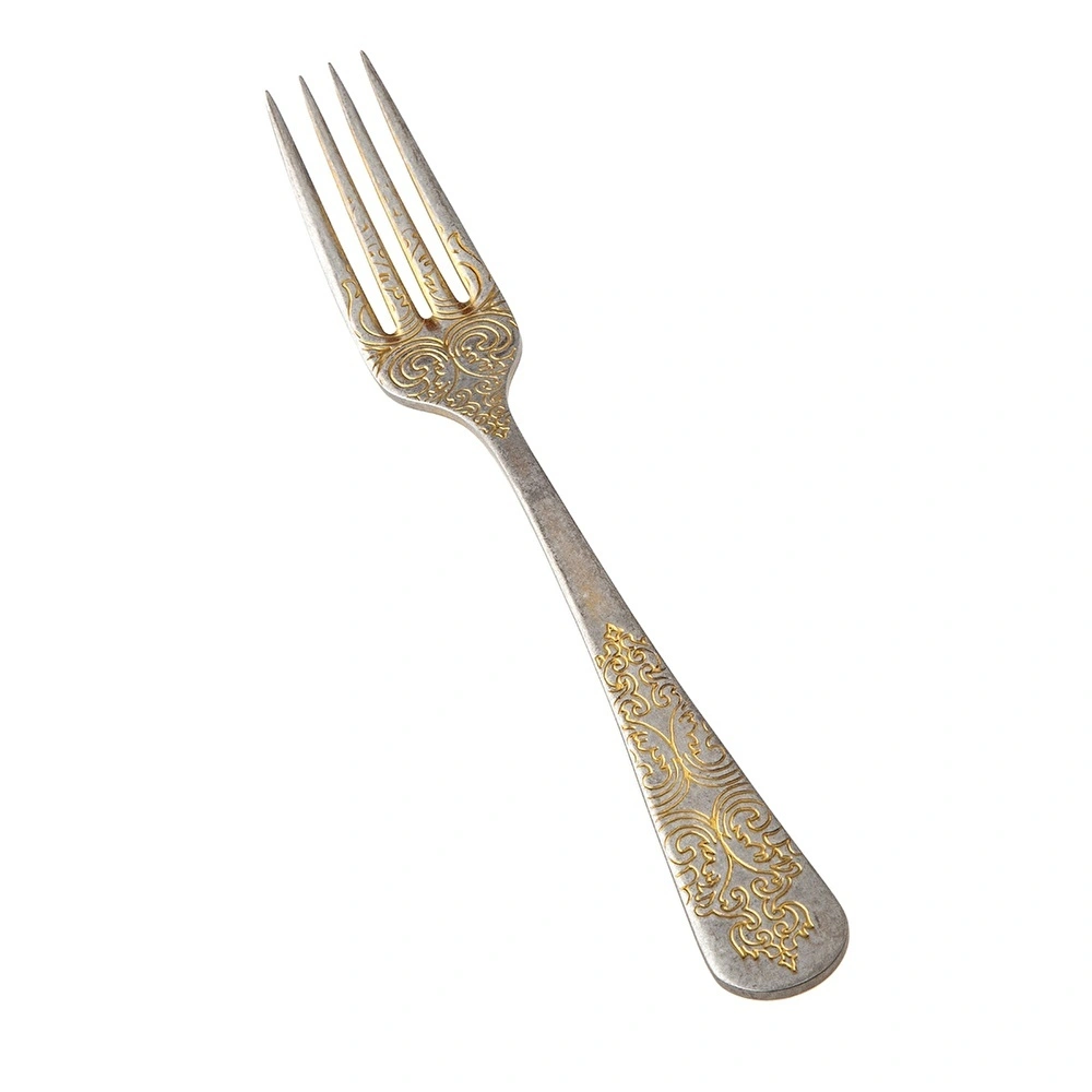 Jumbo Antique Antika Gold 12 Kişilik 84 Parça Çatal Kaşık Bıçak Takımı görseli 26
