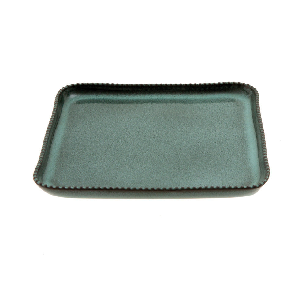 Jumbo Twin Green Kare Tabak 36 cm görseli 1