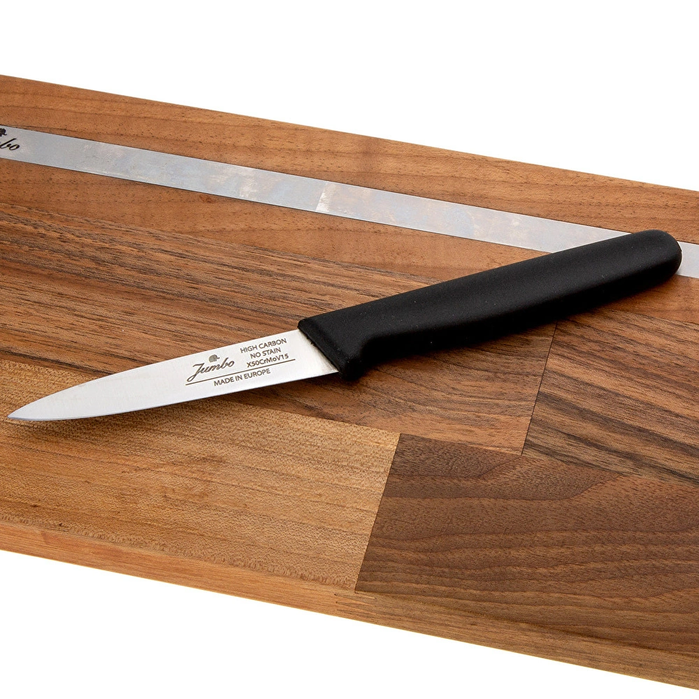 Jumbo Practico Alman Çeliği Black Soyma Bıçağı - 9cm görseli 1