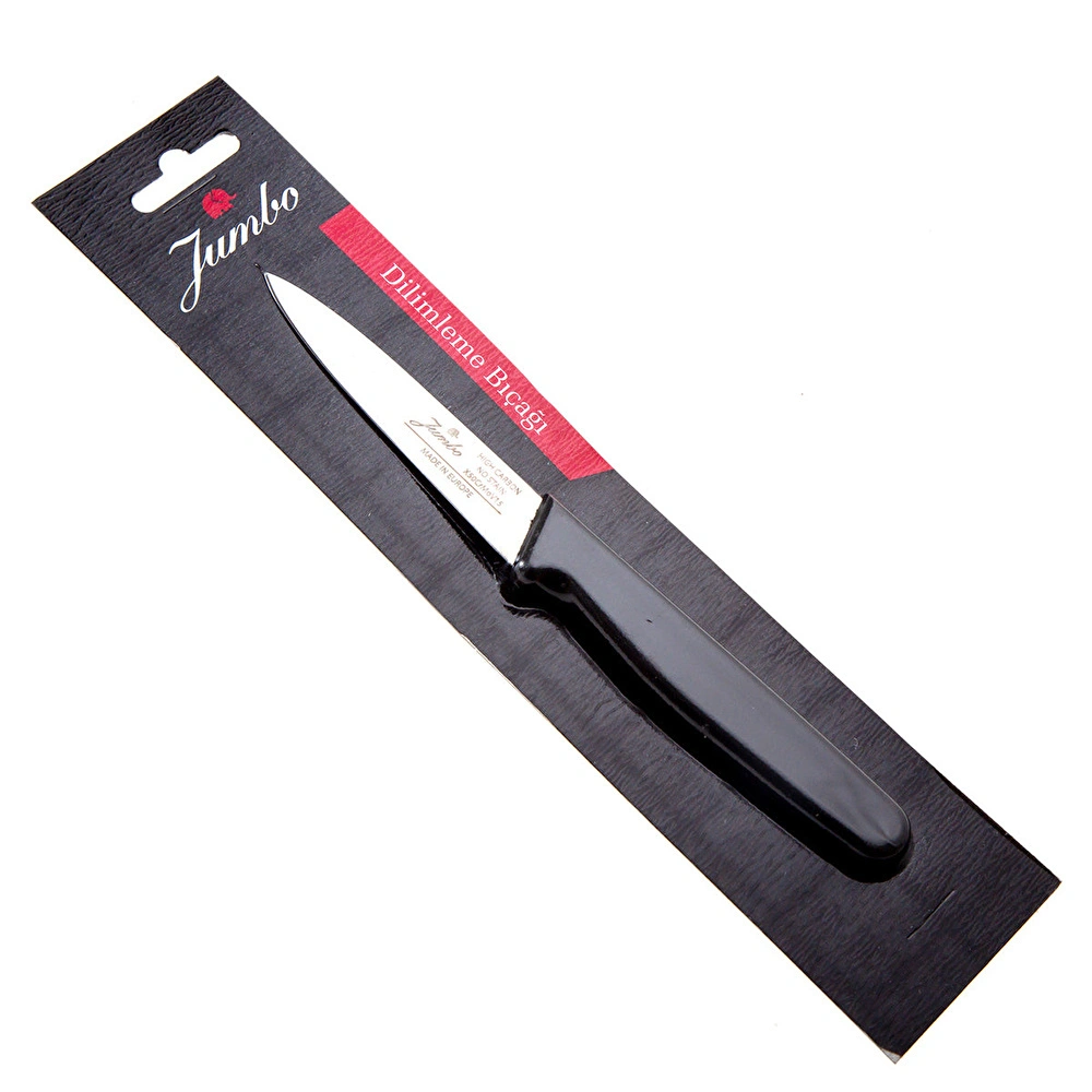 Jumbo Practico Alman Çeliği Black Soyma Bıçağı - 9cm görseli 2