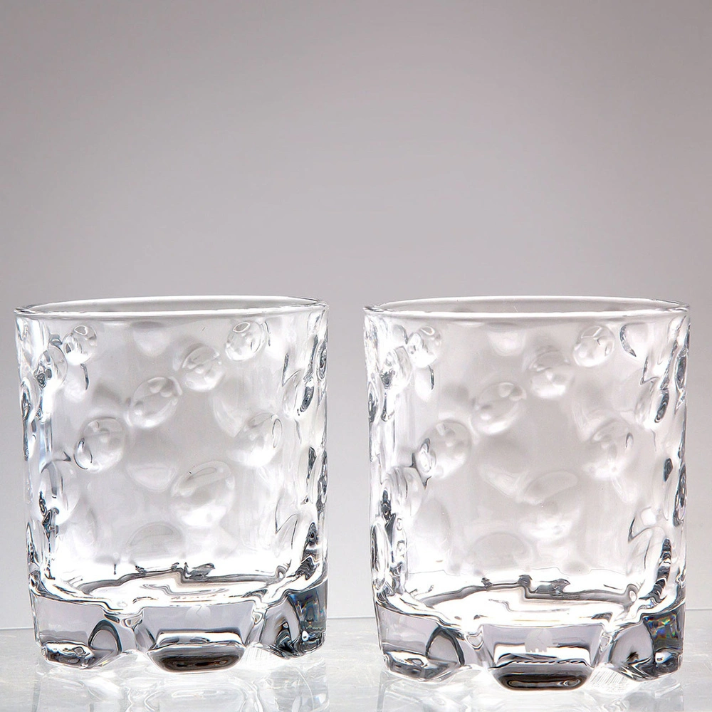 Jumbo Glory Waved Spin 2'li Dalgalı Viski Bardağı 250 ml görseli 1