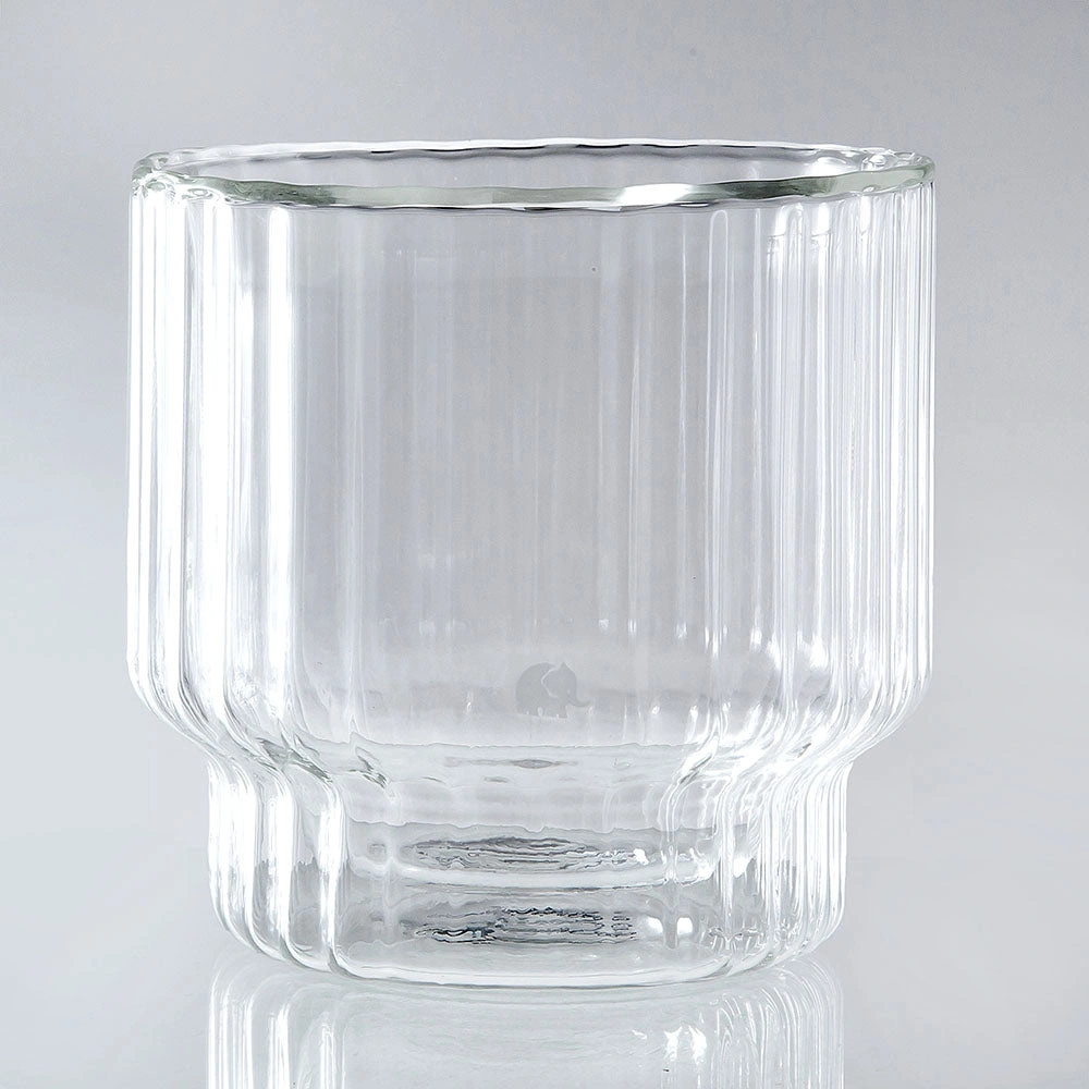 Jumbo Glory Double Wall 2'li Çizgili Bardak 250 ml görseli 3
