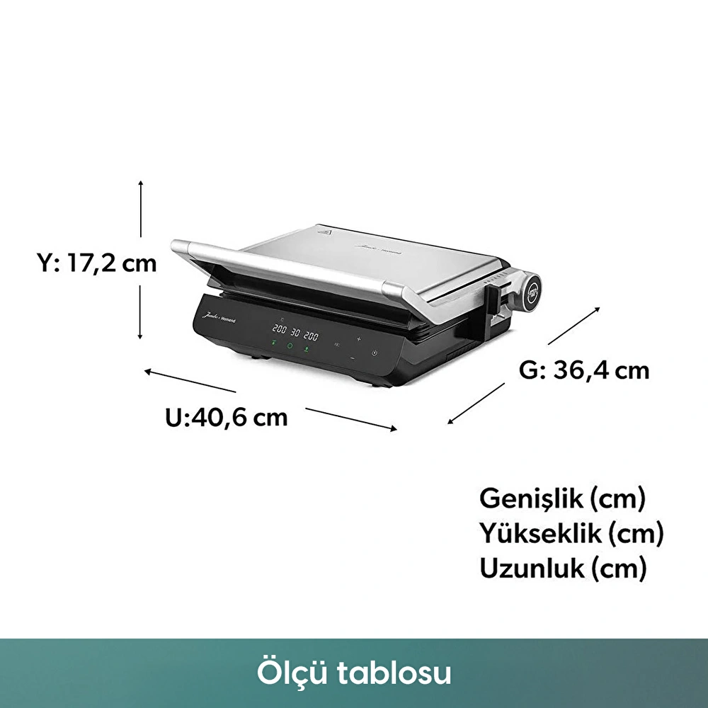 Jumbo x Homend Grilliant 1345H Tost Makinesi görseli 13
