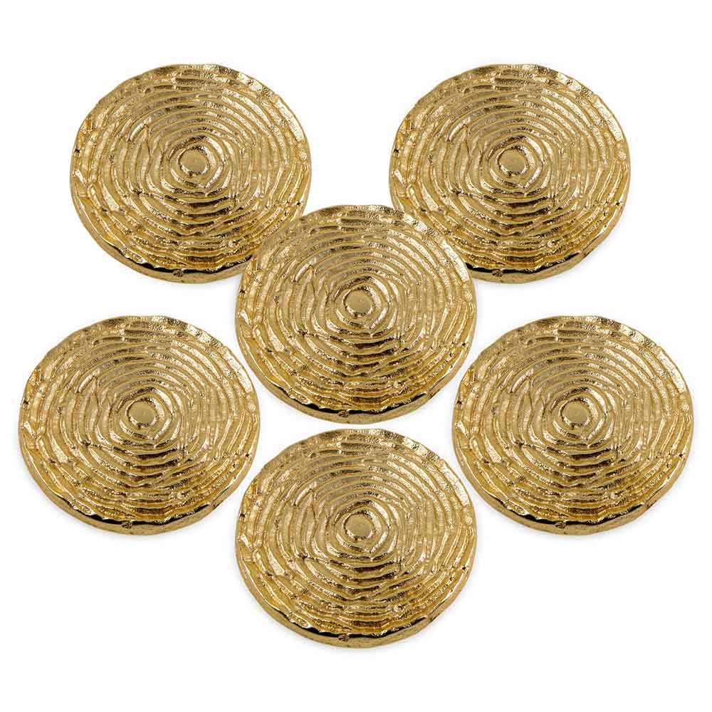 Jumbo Carina Wavy 4'lü Bardak Altlığı 10 cm görseli 1