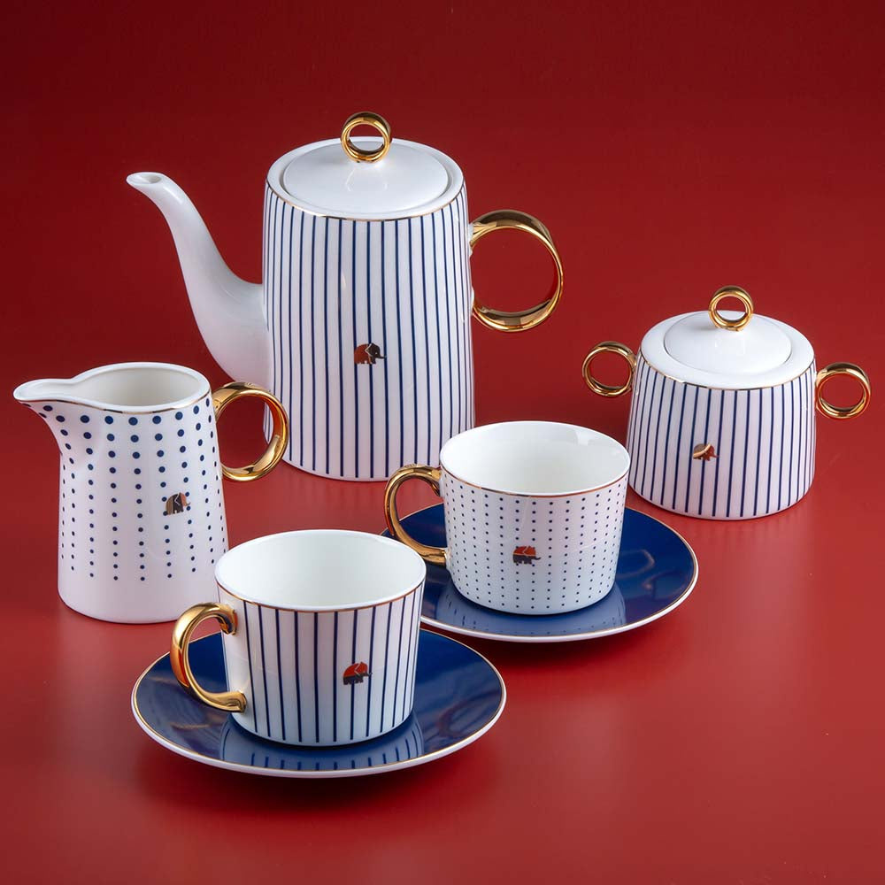 Jumbo Navy 15 Parça Çay Seti görseli 1