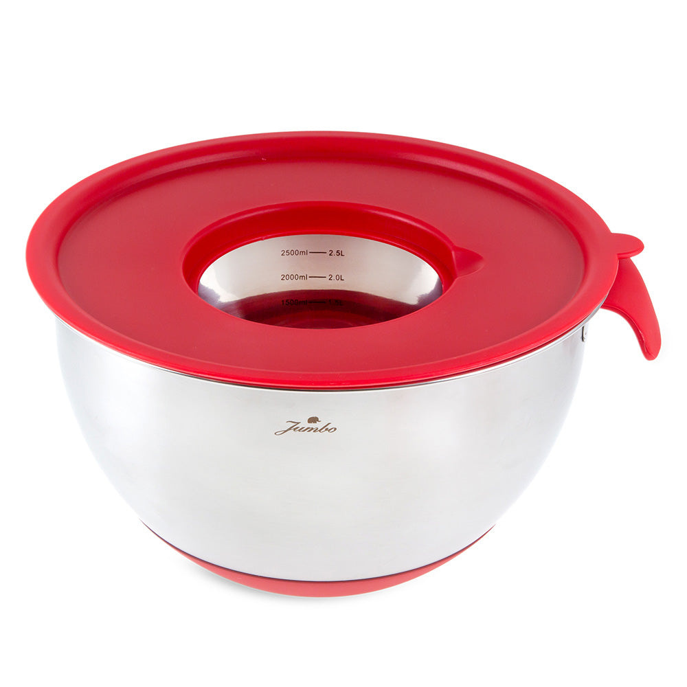 Jumbo Globe Plus 3'lü Kırmızı Saklama Kabı görseli 11