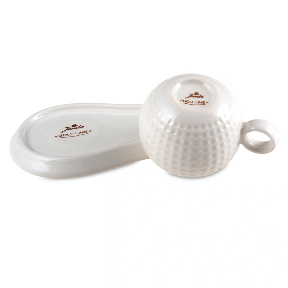 Jumbo Golf Line Beyaz Tek Kişilik Fincan Takımı görseli 4