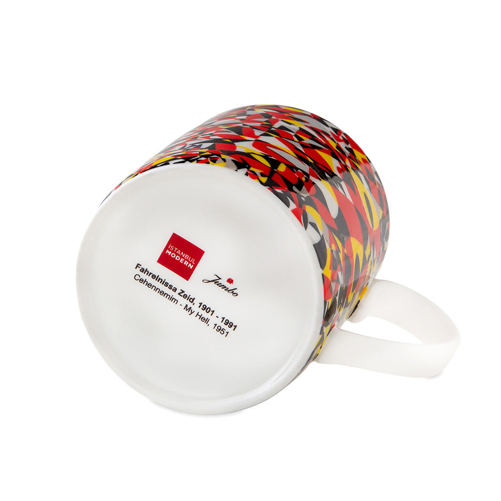 Jumbo X İstanbul Modern Fahrelnisa Zeid-Cehennemi Mug görseli 3