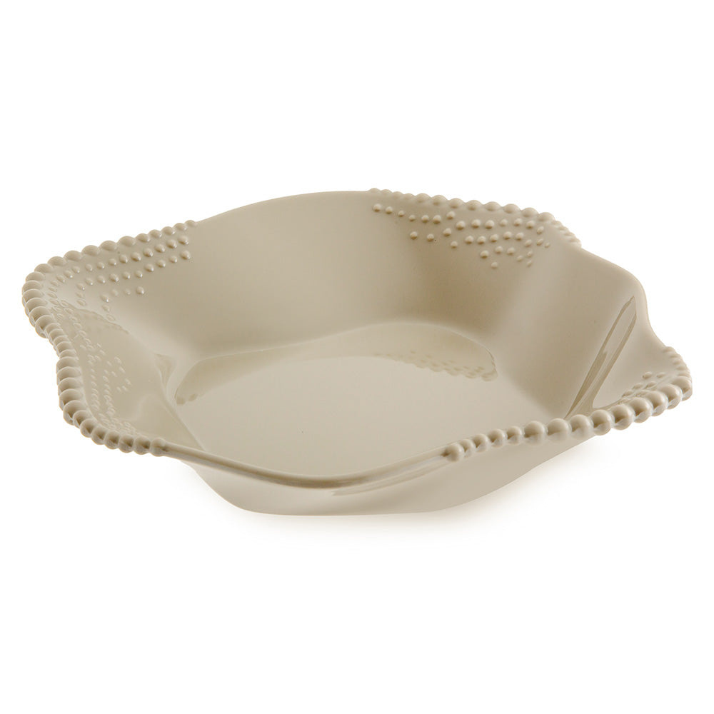 Jumbo Maris Melamin Bej Çukur Tabak 21.7x21.4x4.3 cm görseli 1