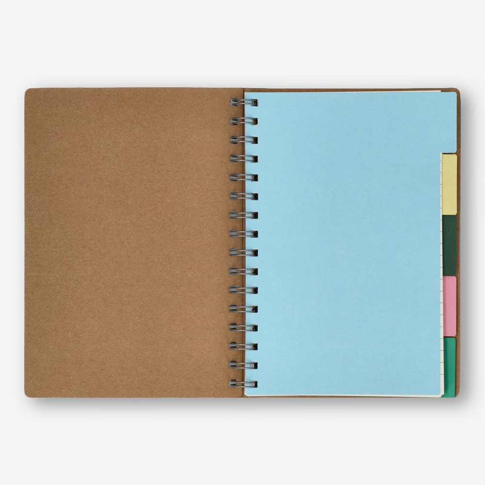 Flying Tiger Copenhagen Çizgili ve Bölümlü A5 Defter görseli 2