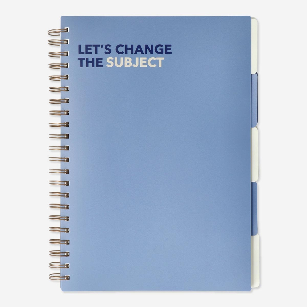 Flying Tiger Copenhagen Çizgili ve Bölümlü A4 Defter görseli 1