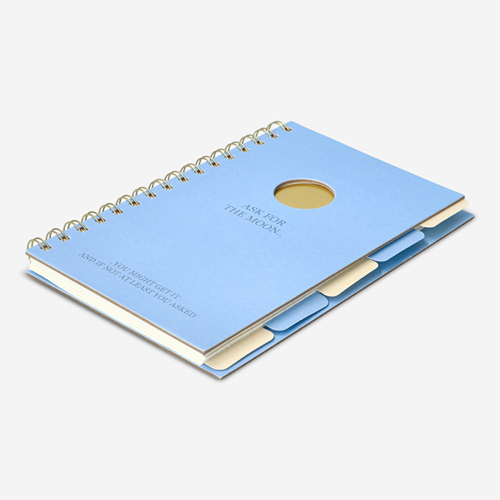 Flying Tiger Copenhagen Bölümlü A5 Defter görseli 9