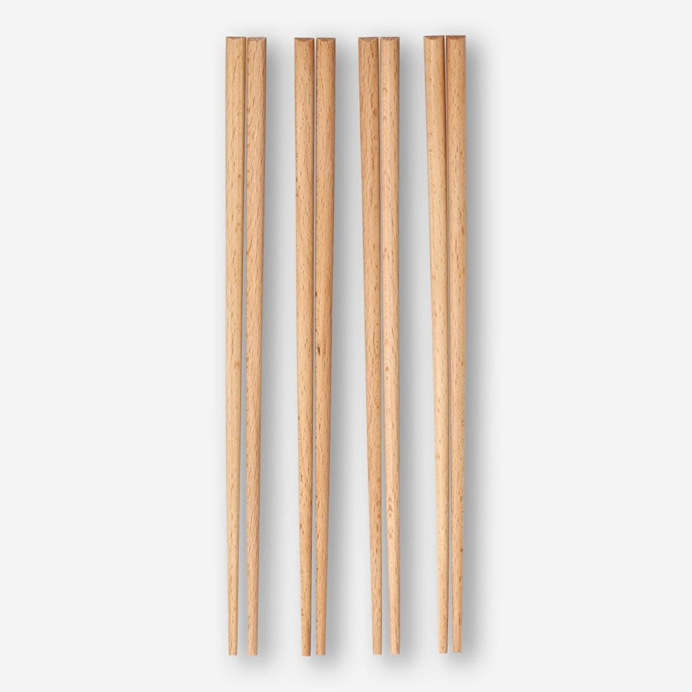 Flying Tiger Copenhagen 4'lü Ahşap Chopstick Seti görseli 6