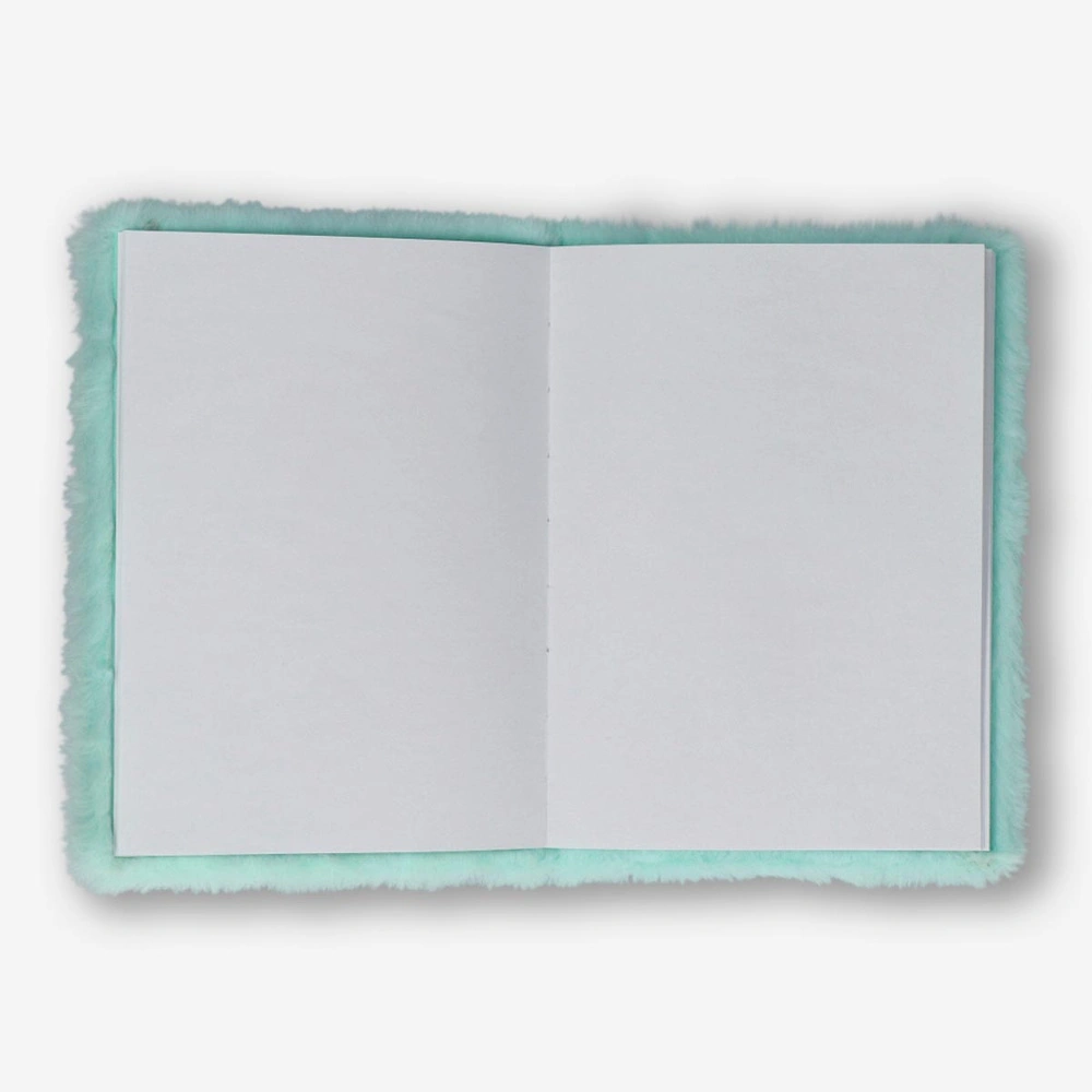 Flying Tiger Copenhagen Yeşil Peluş Çizgisiz A5 Defter görseli 2