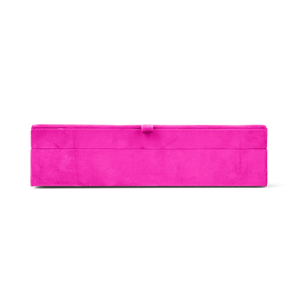 Flying Tiger Copenhagen Pembe Kadife Takı Kutusu görseli 1