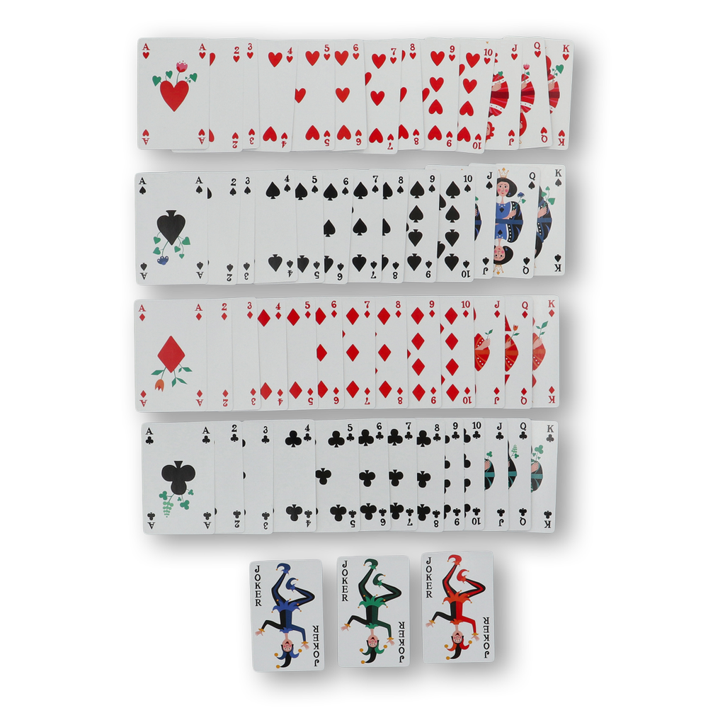 Flying Tiger Copenhagen Casino Renkli İskambil Kartları görseli 3