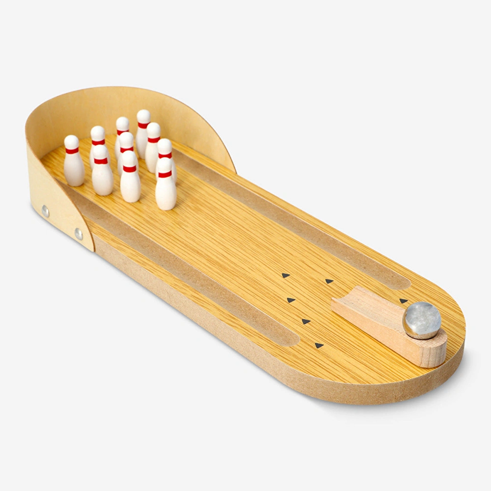 Flying Tiger Copenhagen Mini Ahşap Bowling Oyunu görseli 1