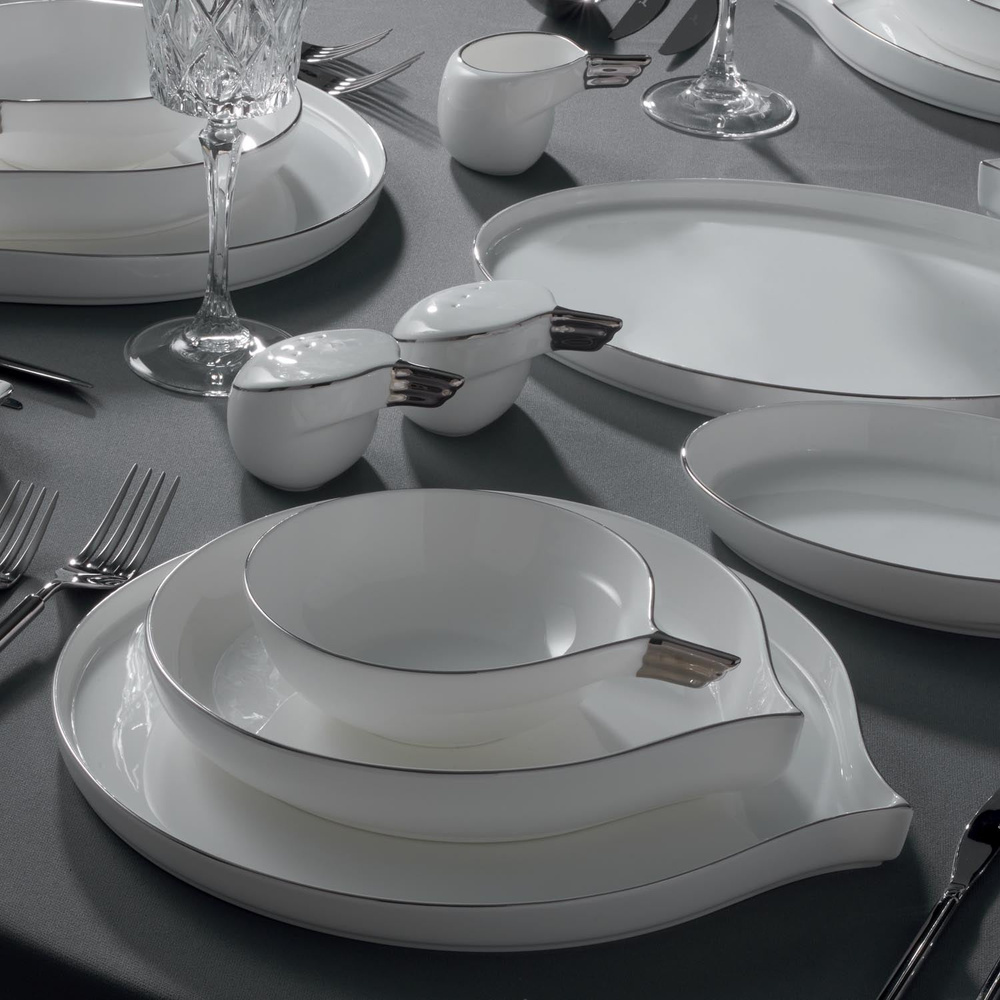 Jumbo Goddess Platin 61 Parça 12 Kişilik Yemek Takımı görseli 2