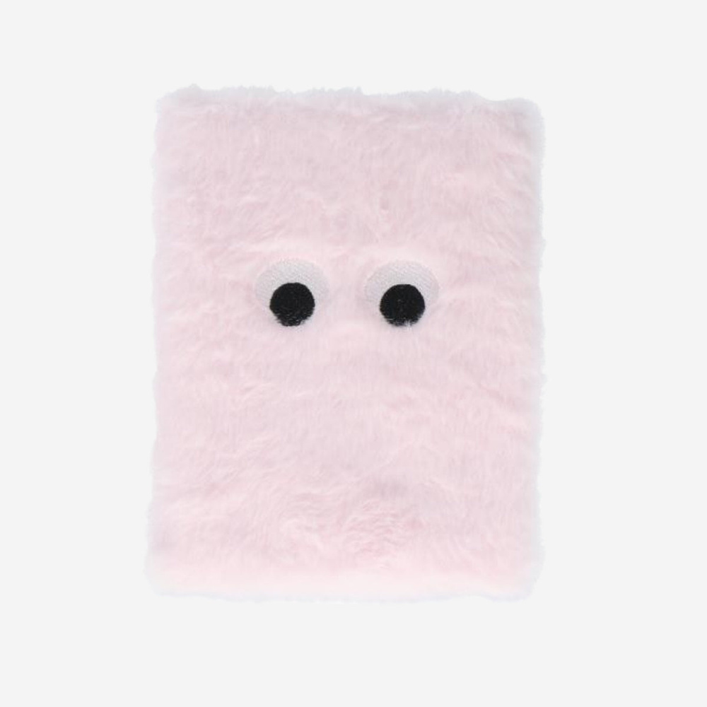 Flying Tiger Copenhagen Pembe Peluş Kapaklı Defter görseli 1
