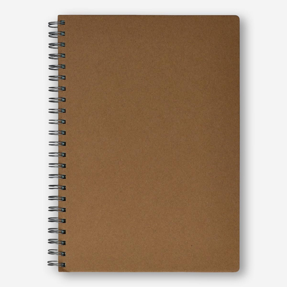 Flying Tiger Copenhagen Kraft Kapaklı Bölmeli Defter A4 görseli 1