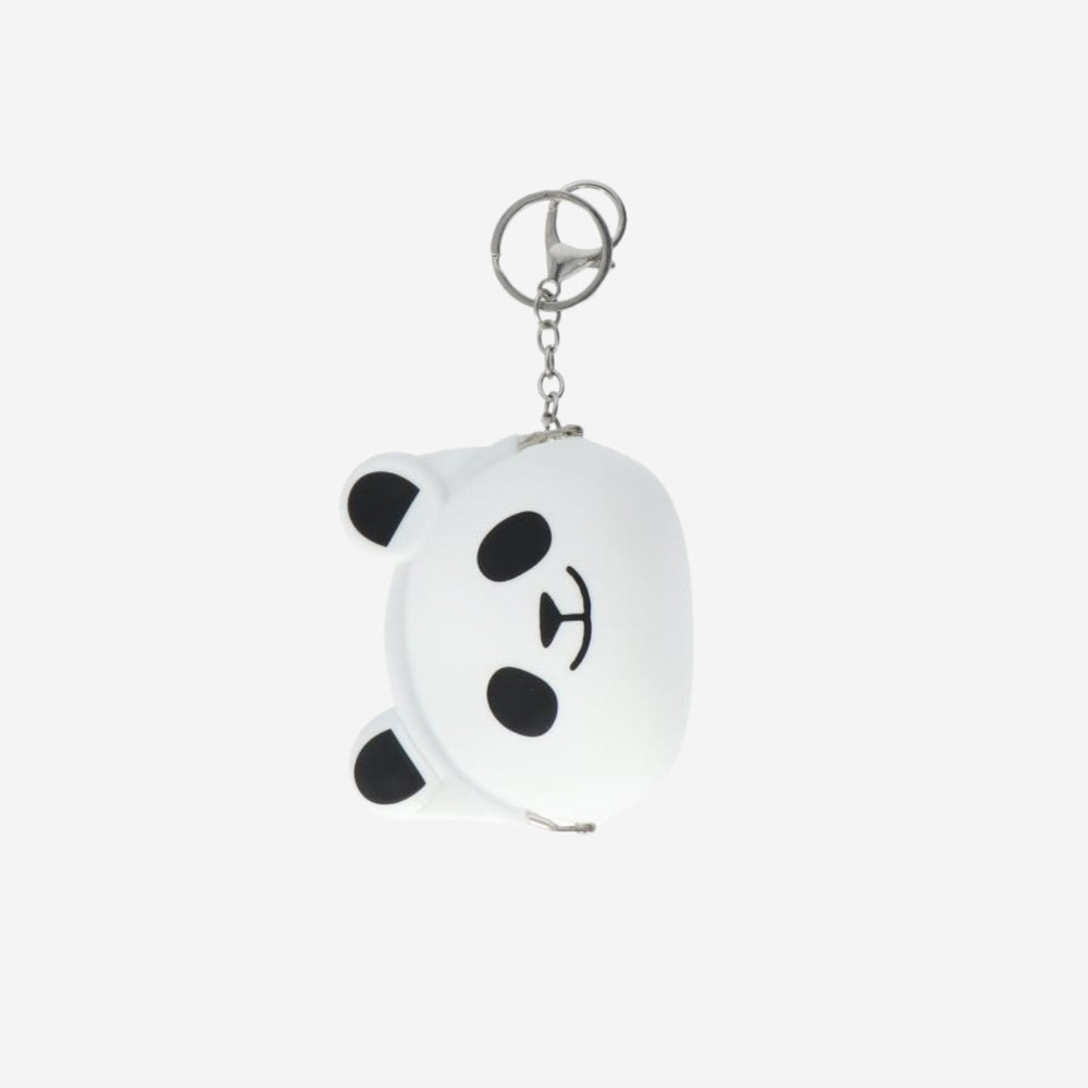 Flying Tiger Copenhagen Beyaz Panda Şeklinde Silikon Cüzdan Anahtarlık görseli 1
