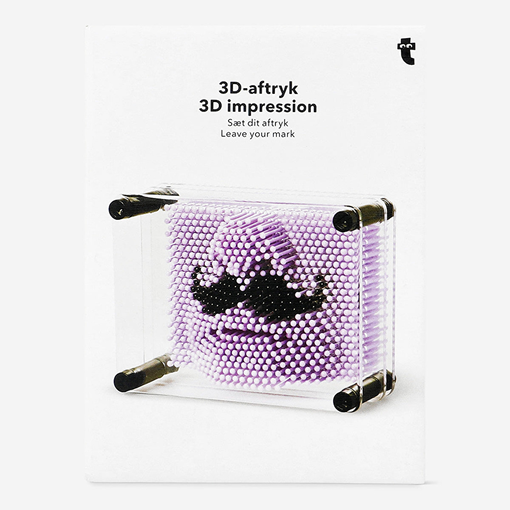 Flying Tiger Copenhagen Bıyık Desenli 3D İğneli Pano görseli 3