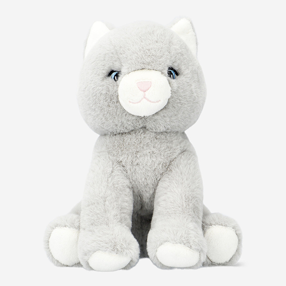 Flying Tiger Copenhagen Gri Peluş Kedi görseli 1