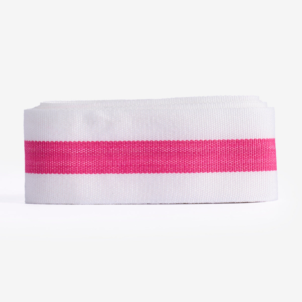 Flying Tiger Copenhagen Pembe Beyaz Çizgili Pamuk Kurdele 300 cm görseli 4