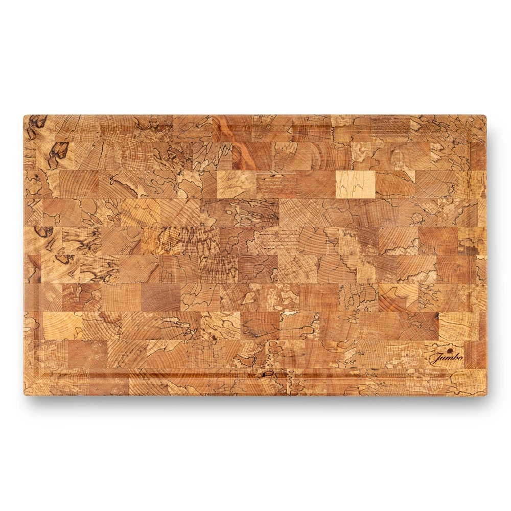 Jumbo Rustik Natural Kesme Tahtası 50x30 cm görseli 1