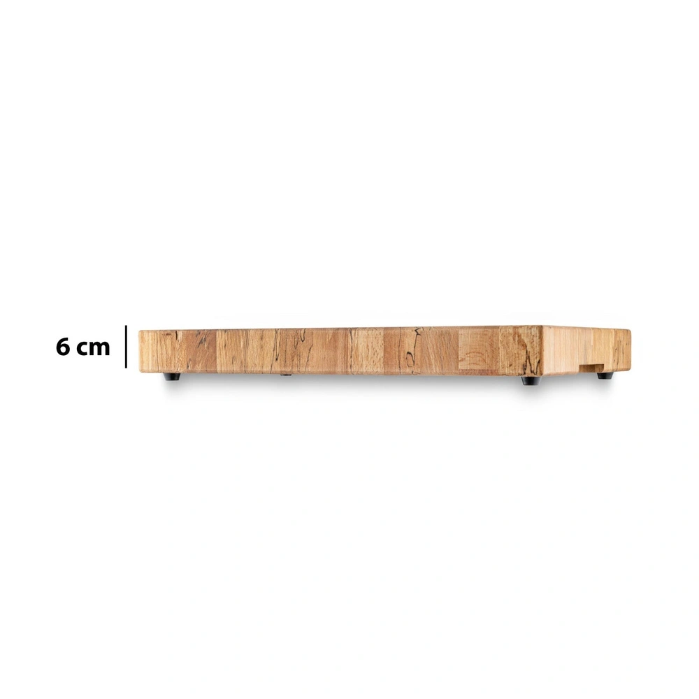 Jumbo Rustik Natural Kesme Tahtası 50x30 cm görseli 5
