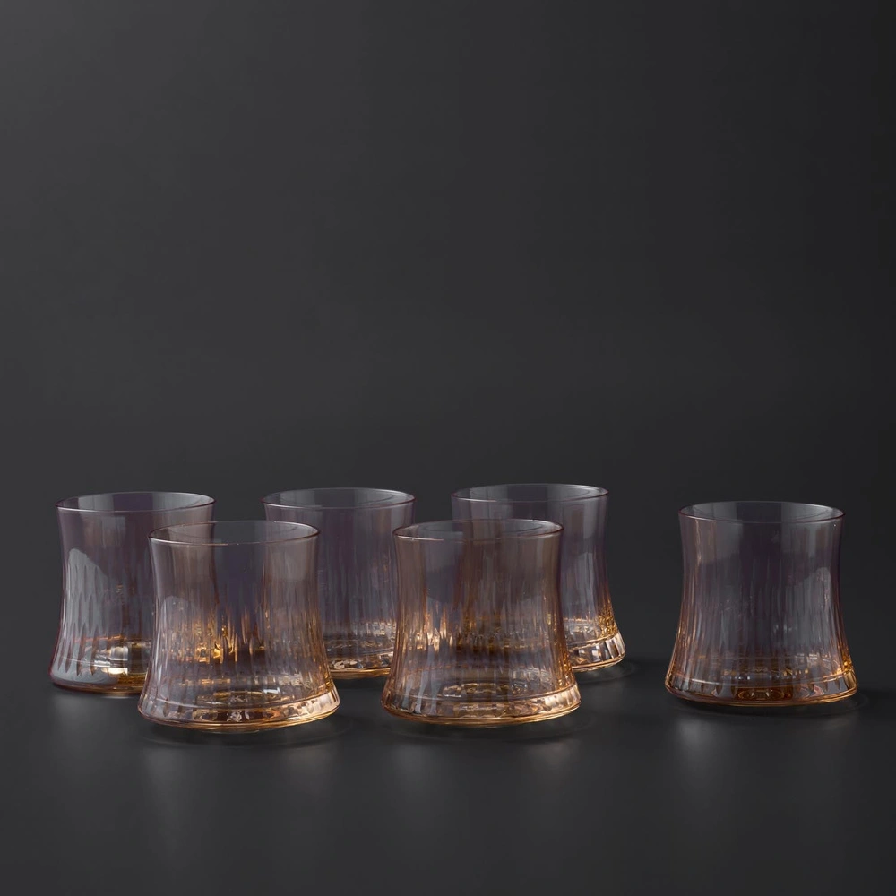 Jumbo Sandy Amber 6'lı Su Bardağı görseli 1