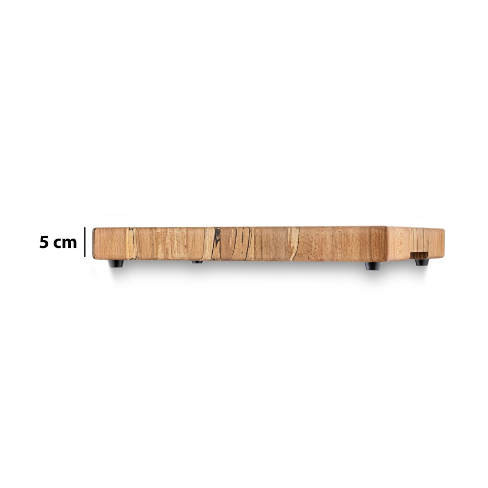 Jumbo Rustik Natural Kesme Tahtası 38x26 cm görseli 11