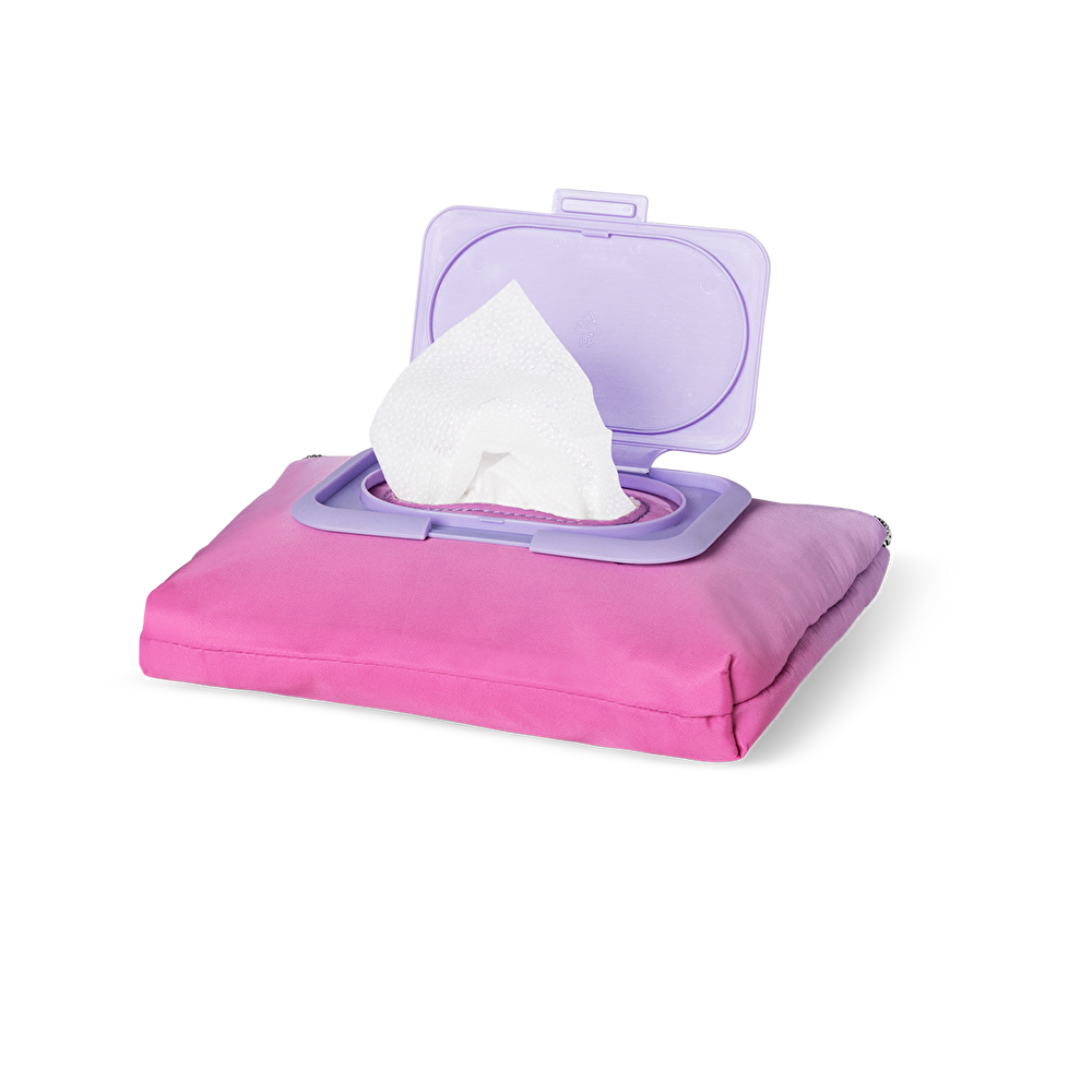 Flying Tiger Copenhagen Pembe Fermuarlı Islak Mendil Çantası görseli 4