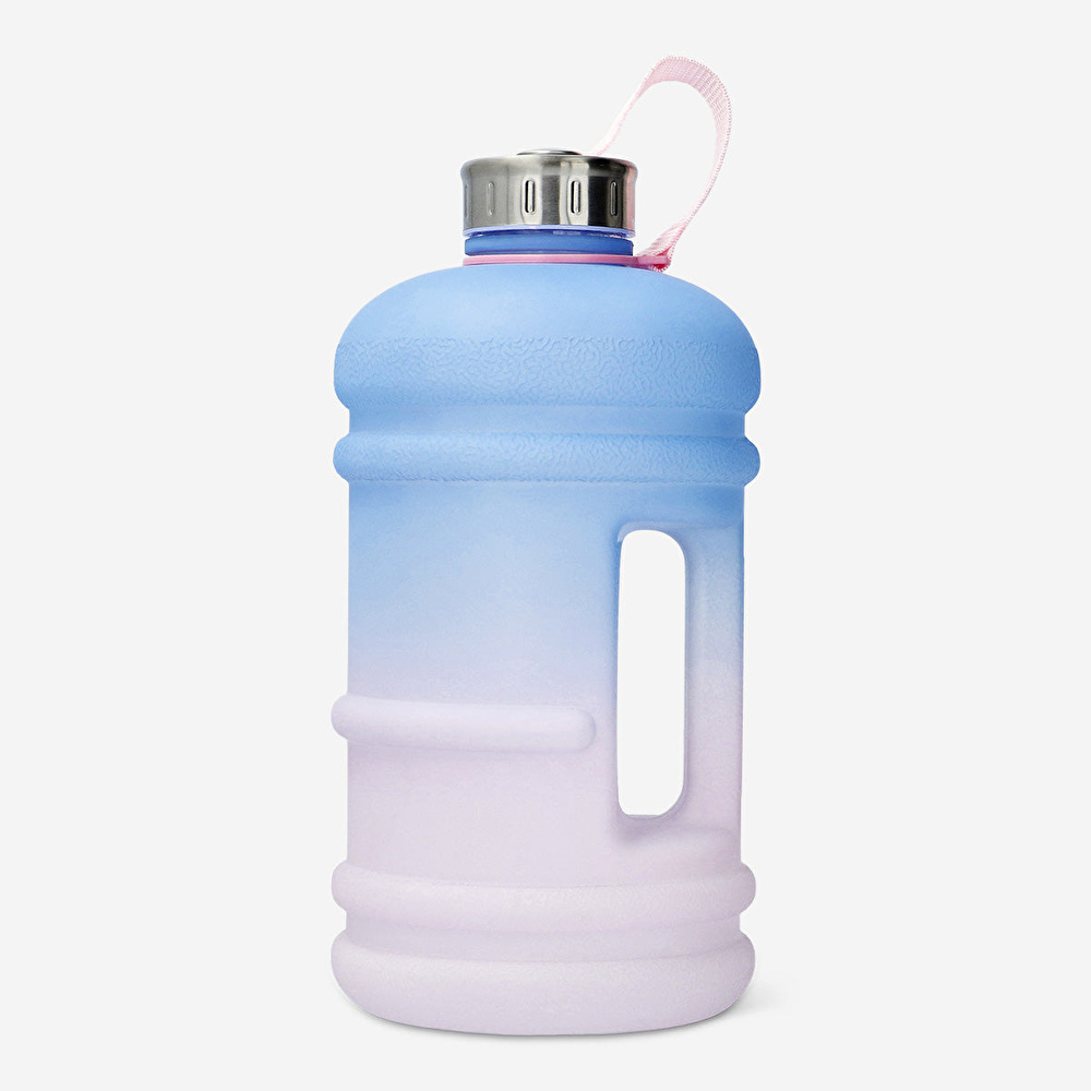 Flying Tiger Copenhagen Pembe Mavi Askılı Su Matarası görseli 1