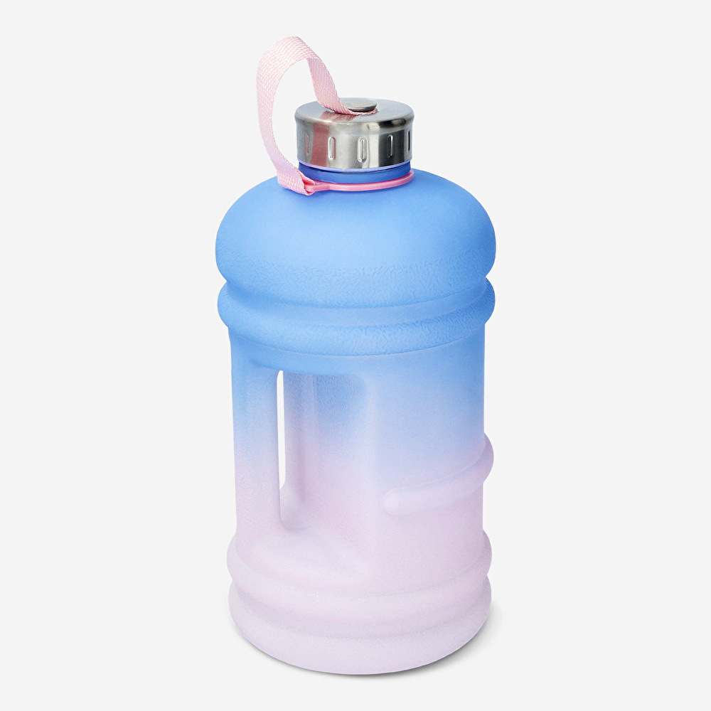 Flying Tiger Copenhagen Pembe Mavi Askılı Su Matarası görseli 2