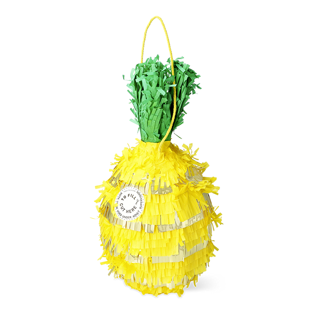 Flying Tiger Copenhagen Sarı Ananas Şeklinde İçi Doldurulabilen Parti Süsü görseli 2