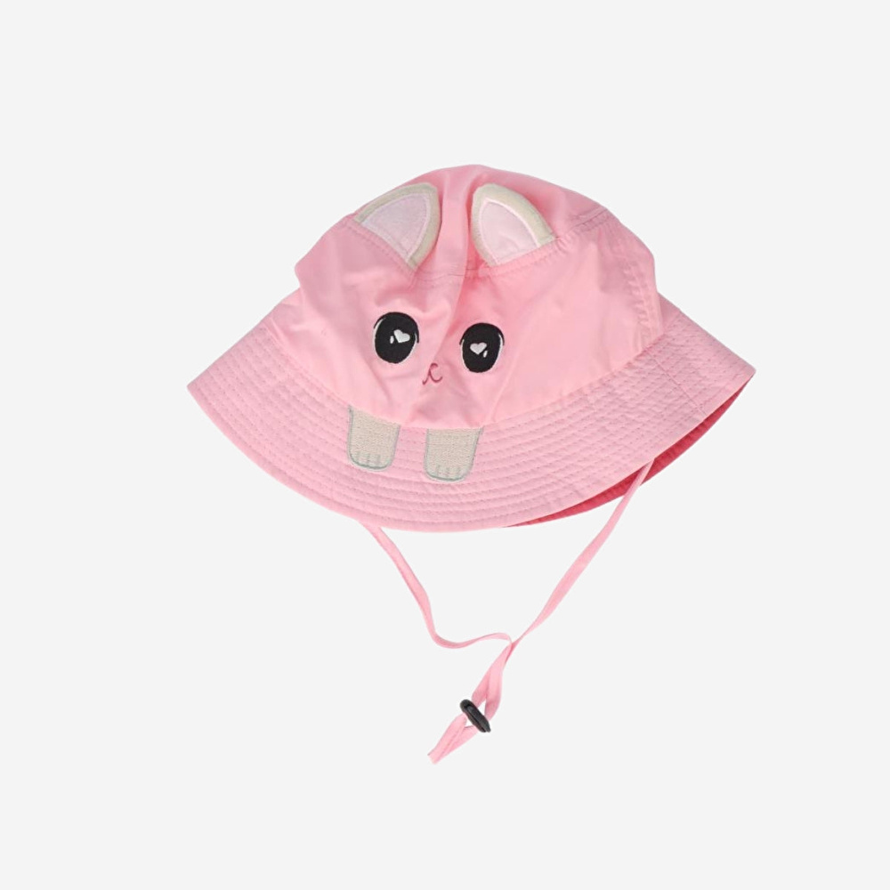 Flying Tiger Copenhagen Çocuklar İçin Kedi Kulaklı Pembe Şapka görseli 1