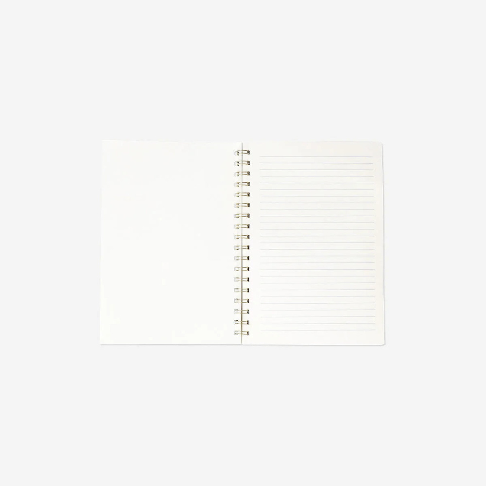 Flying Tiger Copenhagen Çok Renkli Çizgili Spiralli B5 Defter görseli 3