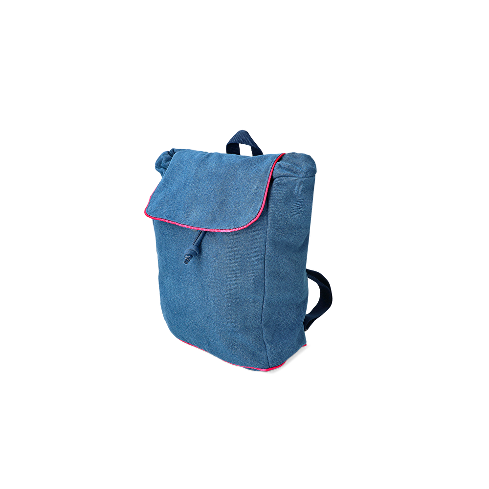 Flying Tiger Copenhagen Mavi Denim Sırt Çantası görseli 1