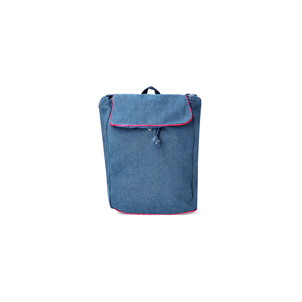 Flying Tiger Copenhagen Mavi Denim Sırt Çantası görseli 2