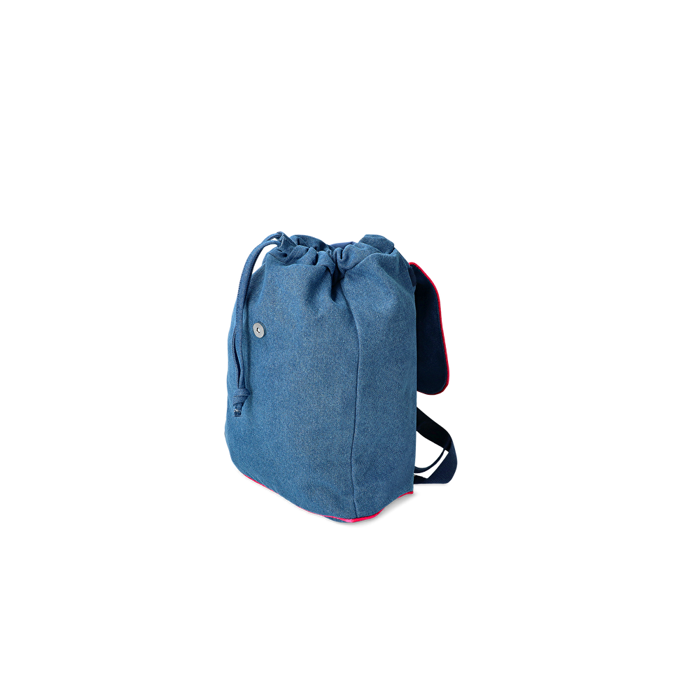 Flying Tiger Copenhagen Mavi Denim Sırt Çantası görseli 3