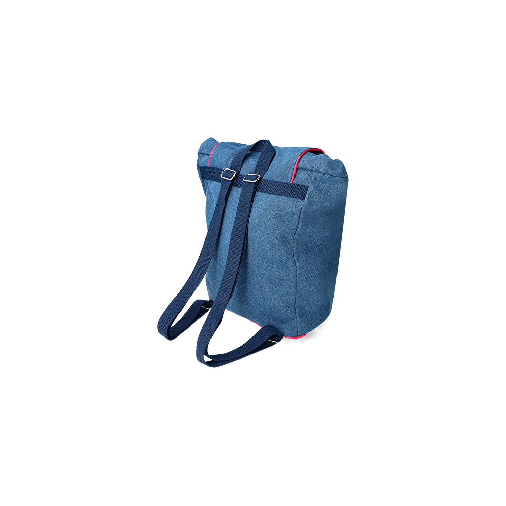 Flying Tiger Copenhagen Mavi Denim Sırt Çantası görseli 4