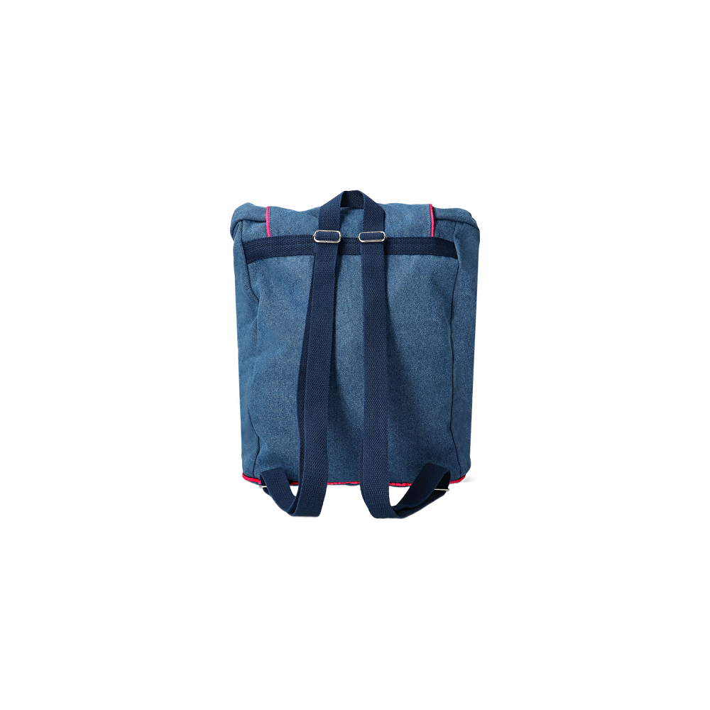 Flying Tiger Copenhagen Mavi Denim Sırt Çantası görseli 5