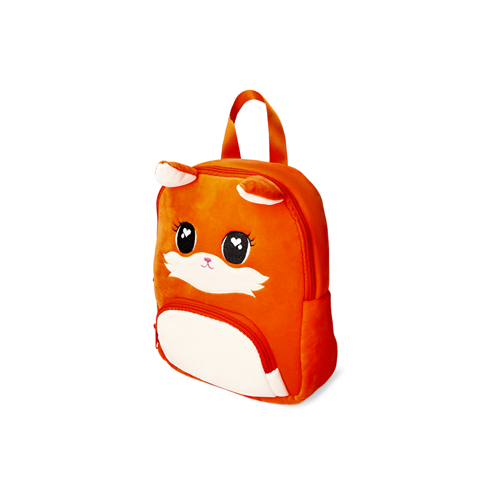 Flying Tiger Copenhagen Tilki Şeklinde Peluş Sırt Çantası görseli 2