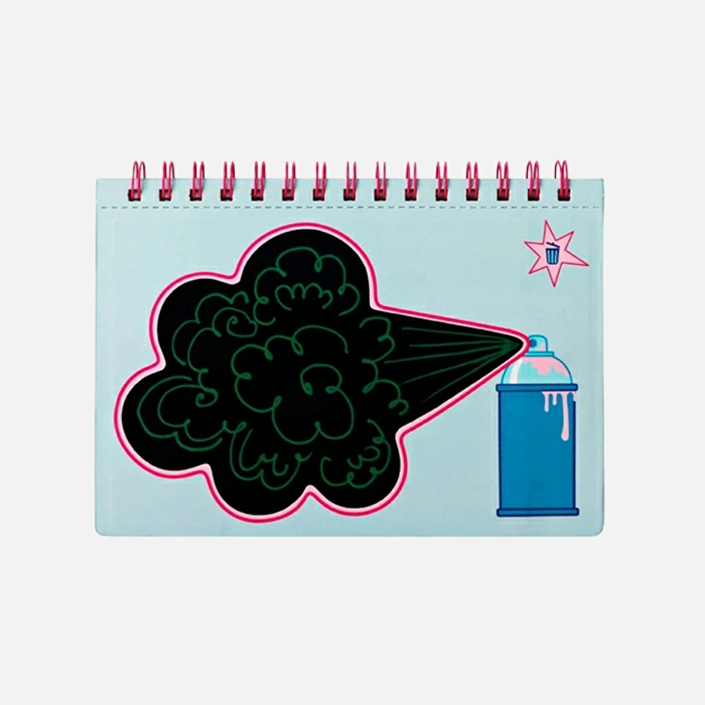 Flying Tiger Copenhagen Çizim Tahtalı Spiralli Defter görseli 4