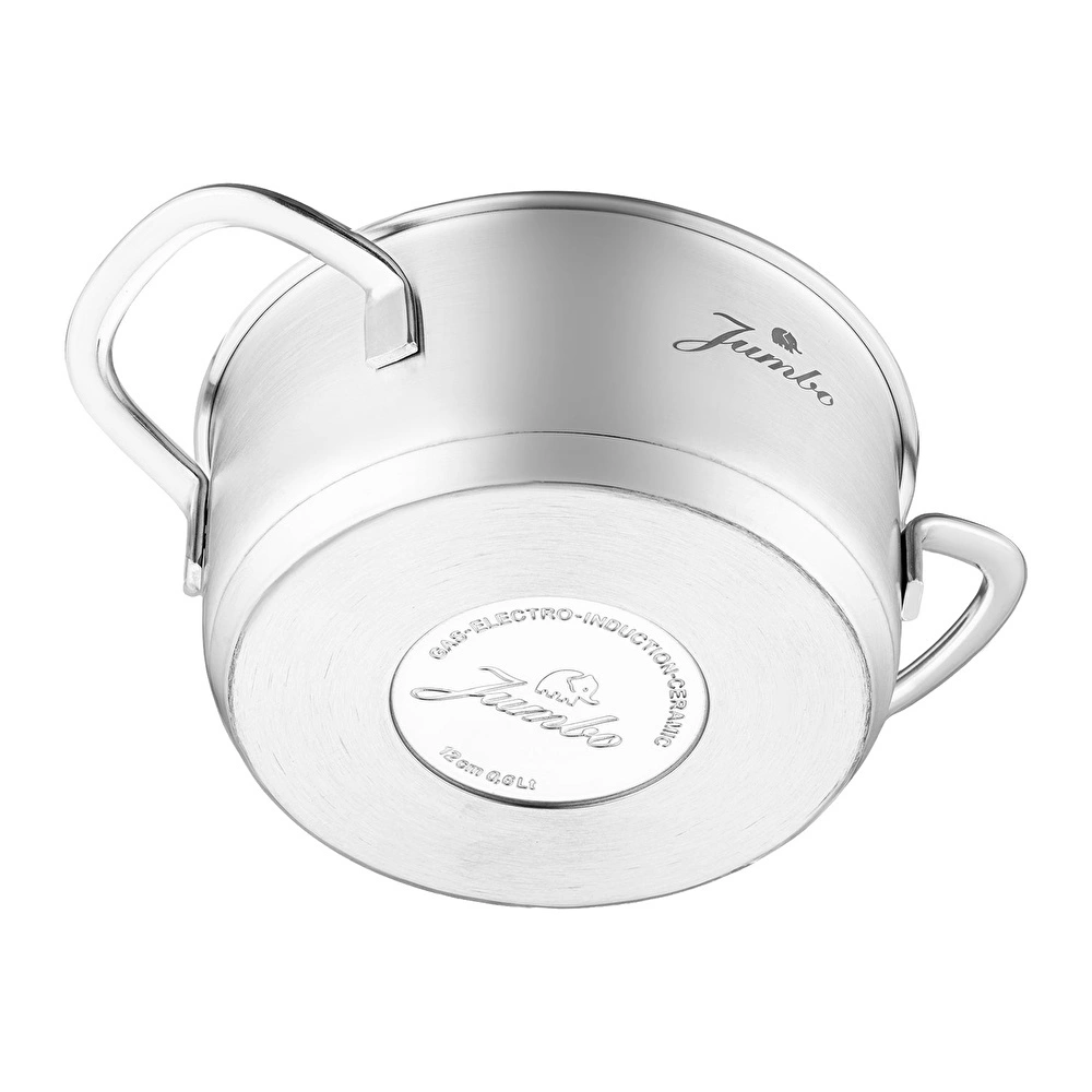 Jumbo New Baby Steel 6 Parça İndüksiyon Tabanlı Çelik Mini Set görseli 19