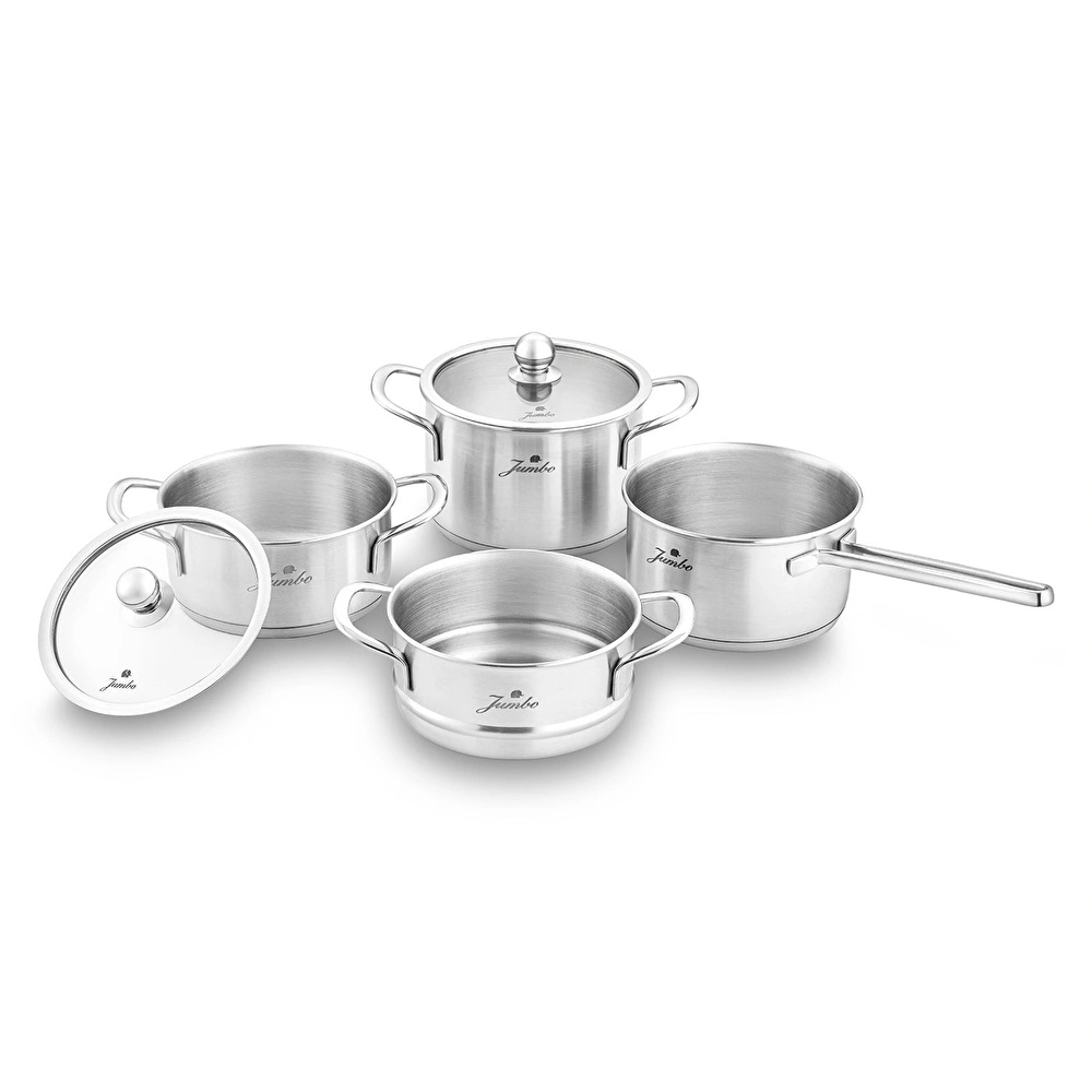 Jumbo New Baby Steel 6 Parça İndüksiyon Tabanlı Çelik Mini Set görseli 7