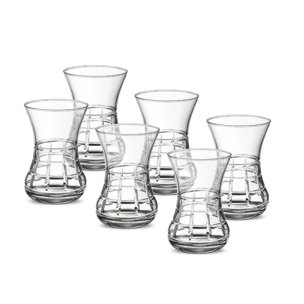 Jumbo Classy 6'lı Çay Bardağı görseli 1